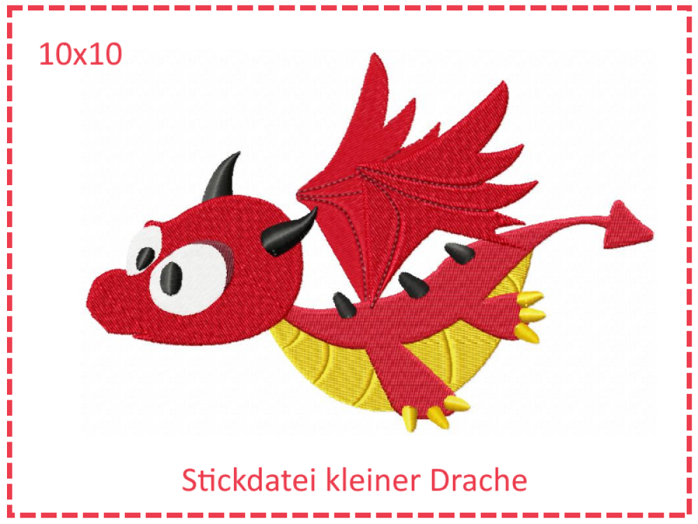 Kleiner Drache 10x10